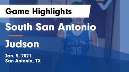 South San Antonio  vs Judson  Game Highlights - Jan. 5, 2021