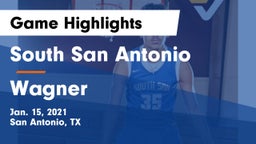 South San Antonio  vs Wagner  Game Highlights - Jan. 15, 2021