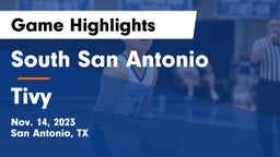 South San Antonio  vs Tivy  Game Highlights - Nov. 14, 2023