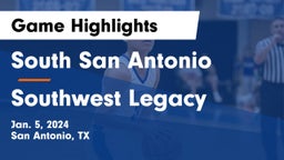 South San Antonio  vs Southwest Legacy  Game Highlights - Jan. 5, 2024