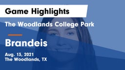 The Woodlands College Park  vs Brandeis  Game Highlights - Aug. 13, 2021