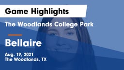 The Woodlands College Park  vs Bellaire Game Highlights - Aug. 19, 2021