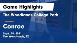 The Woodlands College Park  vs Conroe  Game Highlights - Sept. 28, 2021