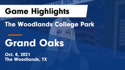 The Woodlands College Park  vs Grand Oaks Game Highlights - Oct. 8, 2021