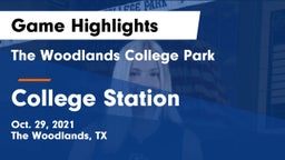 The Woodlands College Park  vs College Station  Game Highlights - Oct. 29, 2021