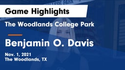 The Woodlands College Park  vs Benjamin O. Davis  Game Highlights - Nov. 1, 2021