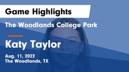 The Woodlands College Park  vs Katy Taylor Game Highlights - Aug. 11, 2022