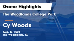 The Woodlands College Park  vs Cy Woods Game Highlights - Aug. 16, 2022