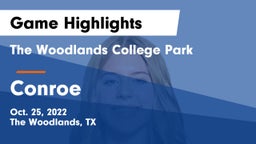 The Woodlands College Park  vs Conroe Game Highlights - Oct. 25, 2022