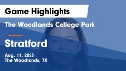 The Woodlands College Park  vs Stratford Game Highlights - Aug. 11, 2023