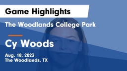 The Woodlands College Park  vs Cy Woods Game Highlights - Aug. 18, 2023