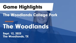 The Woodlands College Park  vs The Woodlands Game Highlights - Sept. 12, 2023