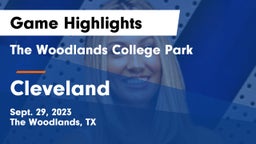 The Woodlands College Park  vs Cleveland  Game Highlights - Sept. 29, 2023