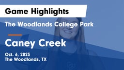 The Woodlands College Park  vs Caney Creek Game Highlights - Oct. 6, 2023