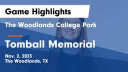 The Woodlands College Park  vs Tomball Memorial  Game Highlights - Nov. 2, 2023