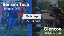 Matchup: Benson Tech High vs. Glencoe  2016