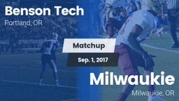 Matchup: Benson Tech High vs. Milwaukie  2017