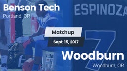 Matchup: Benson Tech High vs. Woodburn  2017