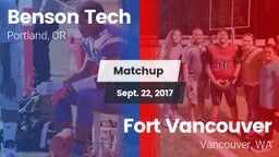 Matchup: Benson Tech High vs. Fort Vancouver  2017
