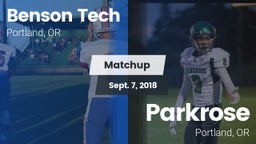 Matchup: Benson Tech High vs. Parkrose  2018