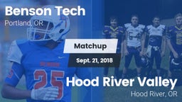 Matchup: Benson Tech High vs. Hood River Valley  2018