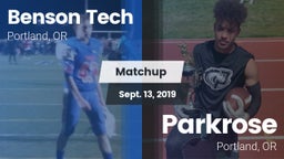 Matchup: Benson Tech High vs. Parkrose  2019