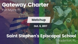 Matchup: Gateway Charter vs. Saint Stephen's Episcopal School 2017