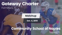 Matchup: Gateway Charter vs. Community School of Naples 2019