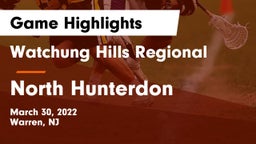 Watchung Hills Regional  vs North Hunterdon  Game Highlights - March 30, 2022