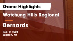 Watchung Hills Regional  vs Bernards  Game Highlights - Feb. 2, 2022