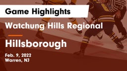 Watchung Hills Regional  vs Hillsborough  Game Highlights - Feb. 9, 2022