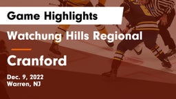 Watchung Hills Regional  vs Cranford Game Highlights - Dec. 9, 2022