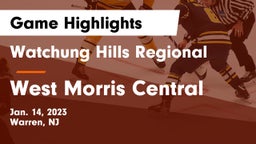 Watchung Hills Regional  vs West Morris Central  Game Highlights - Jan. 14, 2023