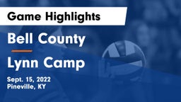 Bell County  vs Lynn Camp  Game Highlights - Sept. 15, 2022