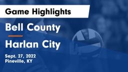 Bell County  vs Harlan City  Game Highlights - Sept. 27, 2022