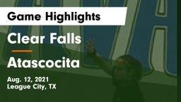 Clear Falls  vs Atascocita  Game Highlights - Aug. 12, 2021