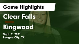 Clear Falls  vs Kingwood  Game Highlights - Sept. 2, 2021