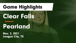 Clear Falls  vs Pearland  Game Highlights - Nov. 2, 2021