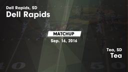 Matchup: Dell Rapids vs. Tea  2016