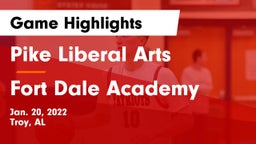 Pike Liberal Arts  vs Fort Dale Academy Game Highlights - Jan. 20, 2022