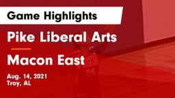 Pike Liberal Arts  vs Macon East Game Highlights - Aug. 14, 2021