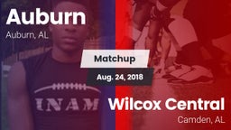 Matchup: Auburn  vs. Wilcox Central  2018