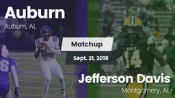 Matchup: Auburn  vs. Jefferson Davis  2018