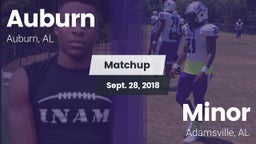 Matchup: Auburn  vs. Minor  2018