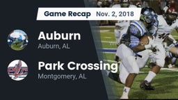 Recap: Auburn  vs. Park Crossing  2018