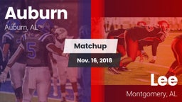 Matchup: Auburn  vs. Lee  2018
