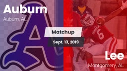 Matchup: Auburn  vs. Lee  2019