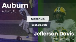 Matchup: Auburn  vs. Jefferson Davis  2019