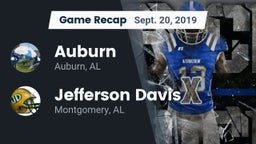 Recap: Auburn  vs. Jefferson Davis  2019