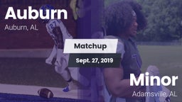 Matchup: Auburn  vs. Minor  2019
